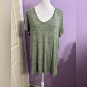 Merona Heathered Green Blouse